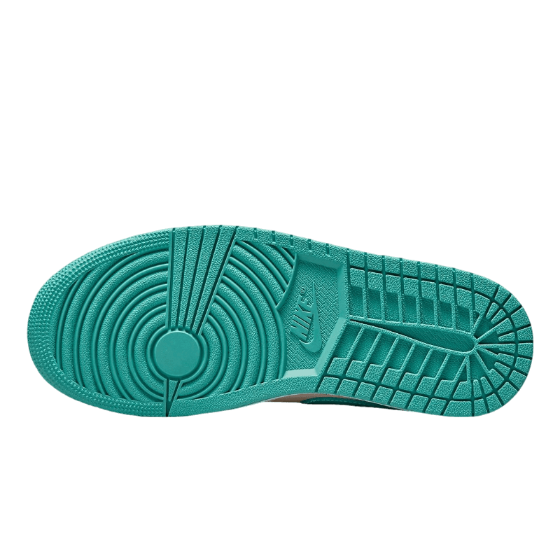 Tênis Air Jordan 1 Low "Green Teal" Verde