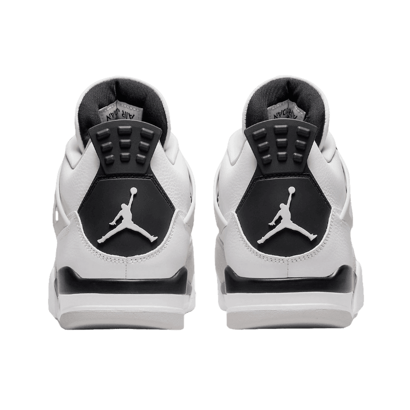 Tênis Air Jordan 4 "Military Black" Branco / Preto