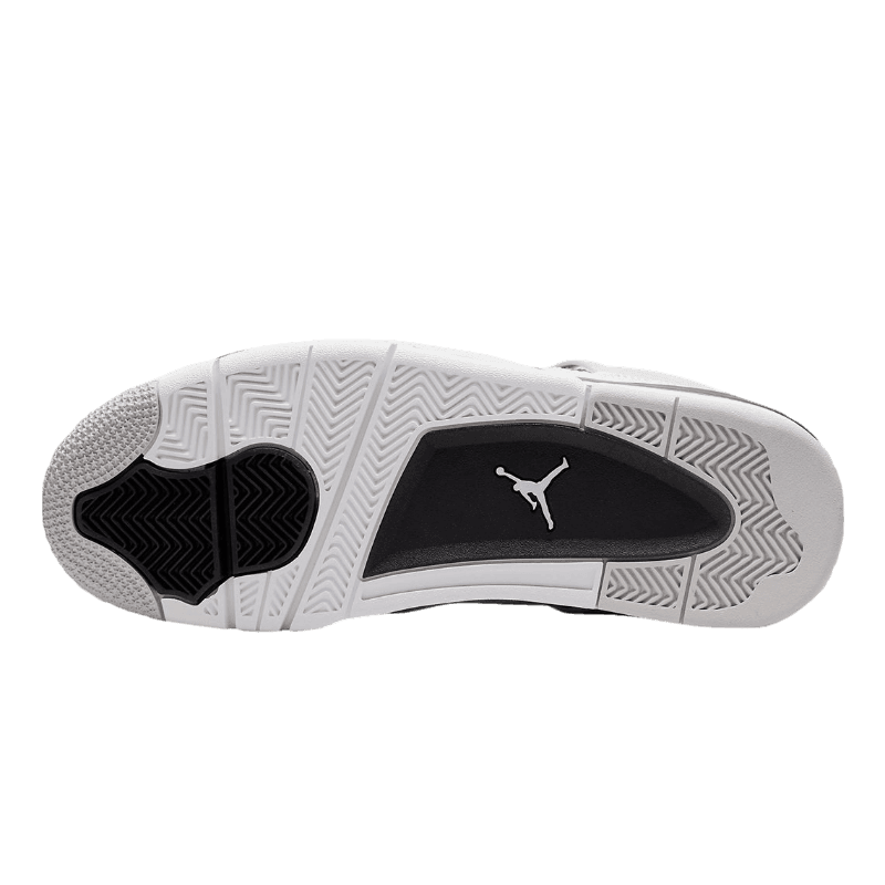Tênis Air Jordan 4 "Military Black" Branco / Preto
