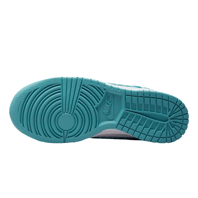 Tênis Dunk Low "Blue Paisley" Feminino Azul