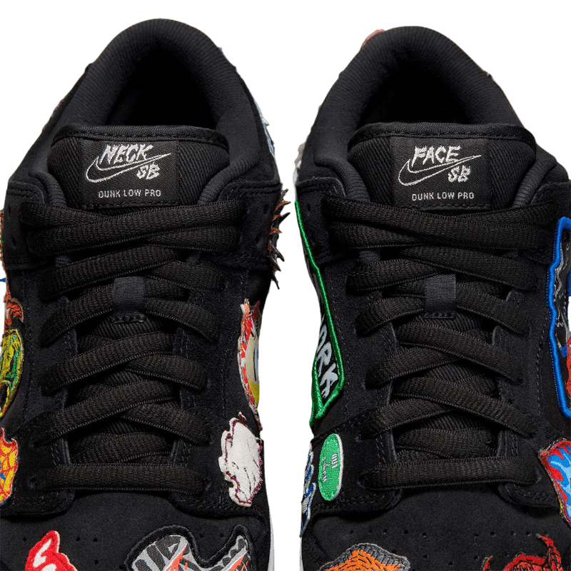 Tênis Dunk Low Pro SB x Neckface 'Black' Masculino Preto