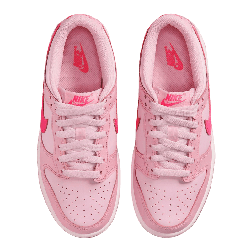 Tênis Dunk Low "Triple Pink" Feminino Rosa