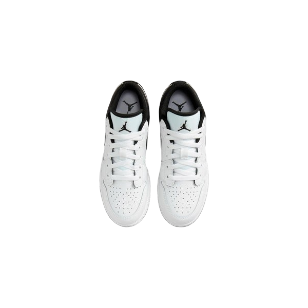 Tênis Air Jordan 1 Low "GS White Black" Branco / Preto