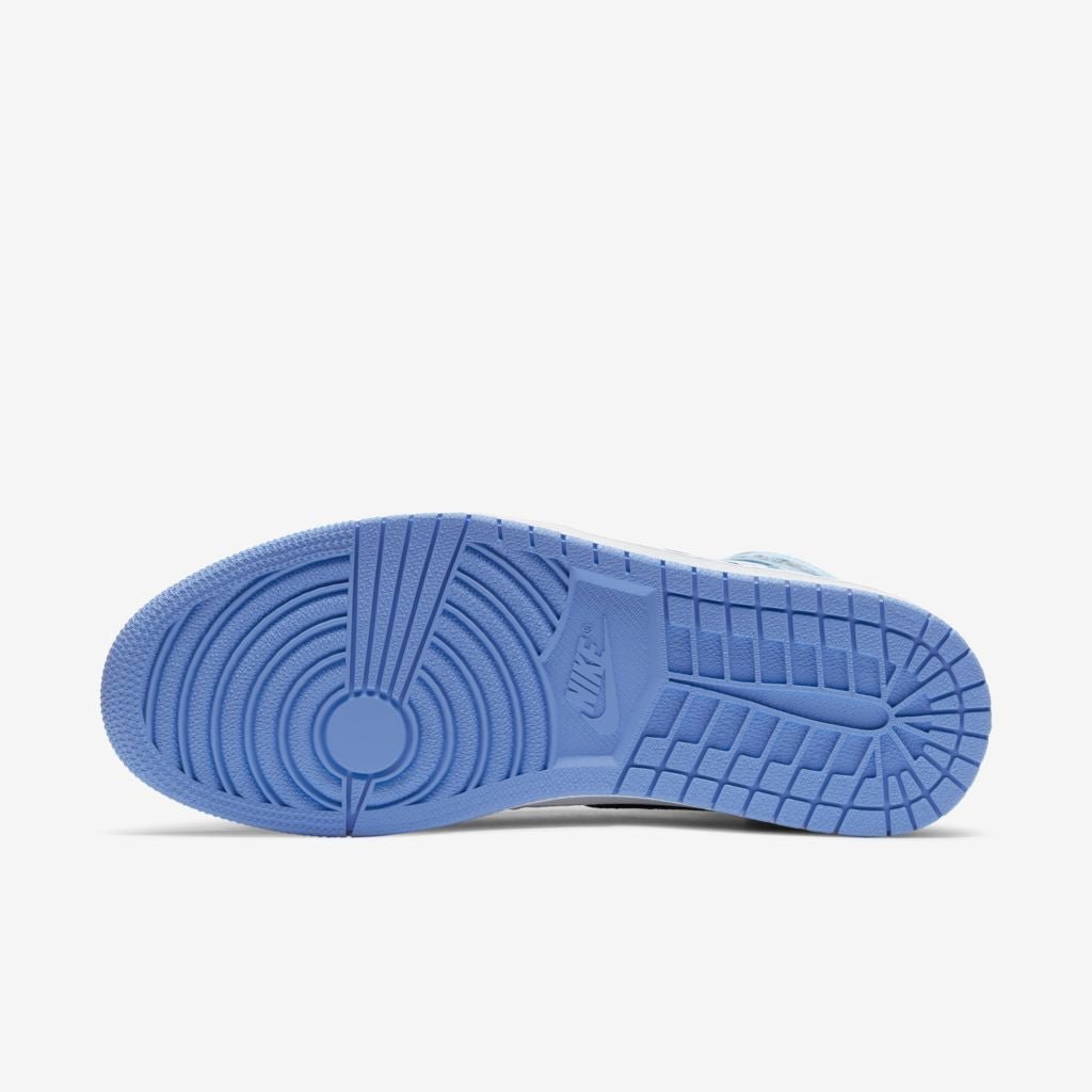 Tênis Air Jordan 1 High "UNC University Blue" Masculino Azul