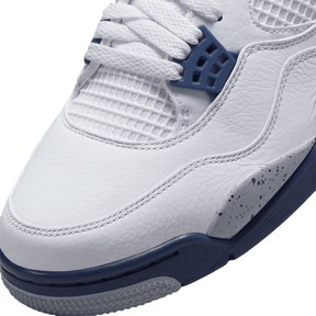 Tênis Air Jordan 4 "Midnight Navy" Branco / Azul