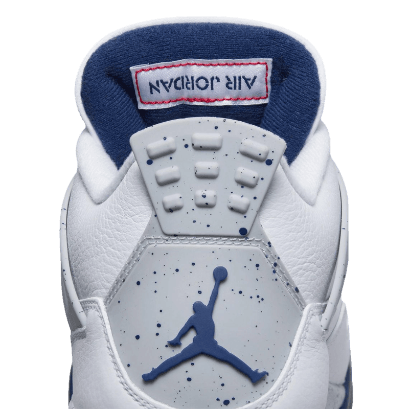 Tênis Air Jordan 4 "Midnight Navy" Branco / Azul