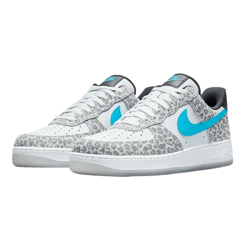 Tênis Air Force 1 "Leopard" Branco / Preto