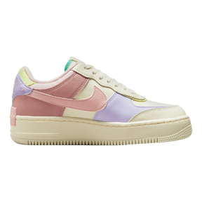 Tênis Air Force 1 Shadow "Cashmere" Branco / Rosa