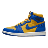 Tênis Air Jordan 1 High OG "Reverse Laney" Azul / Amarelo