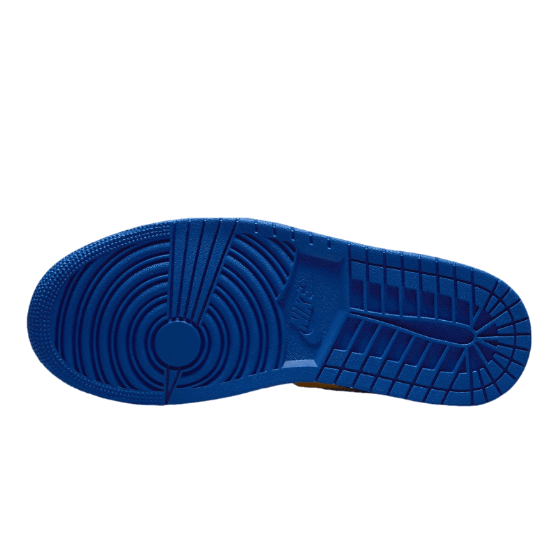 Tênis Air Jordan 1 High OG "Reverse Laney" Azul / Amarelo