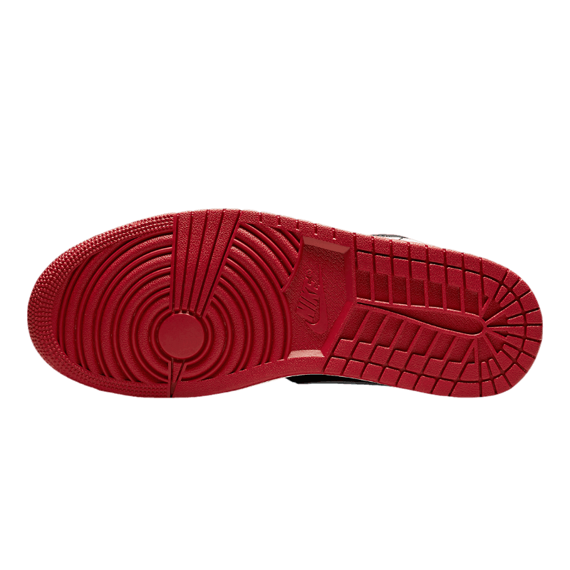 Tênis Air Jordan 1 Low "Alternate Bred Toe" Preto / Vermelho