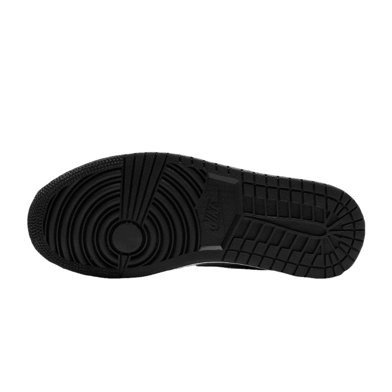 Tênis Air Jordan 1 Low "Black Metallic Silver" Preto / Cinza