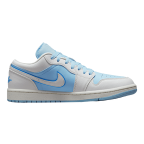 Tênis Air Jordan 1 Low "Reverse Ice Blue" Branco / Azul