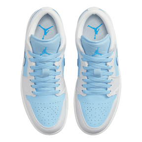 Tênis Air Jordan 1 Low "Reverse Ice Blue" Branco / Azul