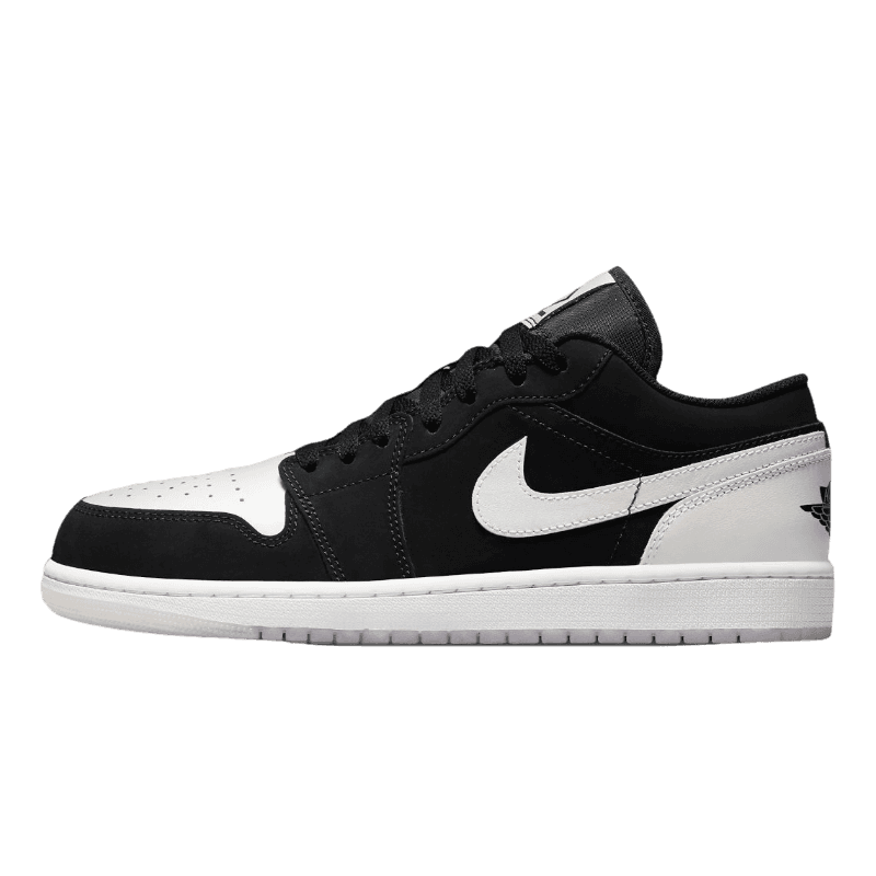 Tênis Air Jordan 1 Low SE "Diamond" Preto / Branco