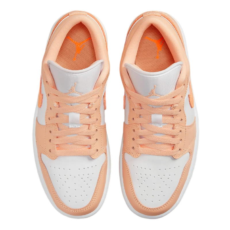 Tênis Air Jordan 1 Low "Sunset Haze" Laranja / Branco