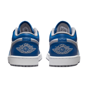 Tênis Air Jordan 1 Low "True Blue" Azul / Cinza