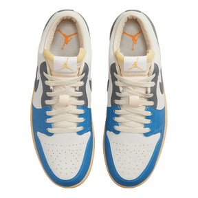 Tênis Air Jordan 1 Low "Vintage UNC Grey" Masculino Azul / Cinza