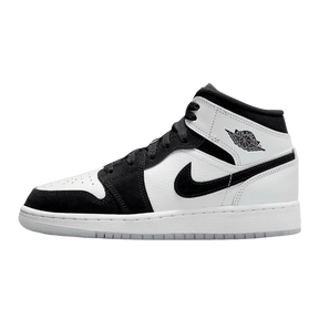 Tênis Air Jordan 1 Mid "Diamond" Branco / Preto