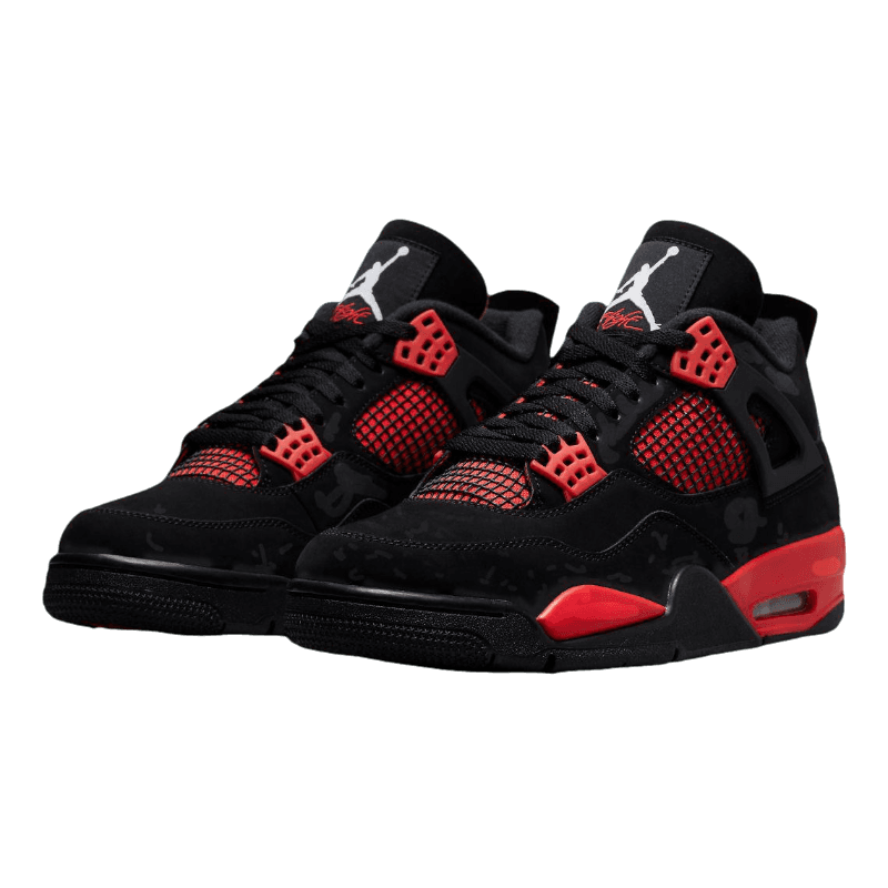 Tênis Air Jordan 4 "Red Thunder" Masculino Preto / Vermelho