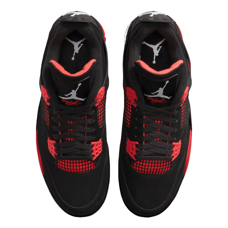 Tênis Air Jordan 4 "Red Thunder" Masculino Preto / Vermelho