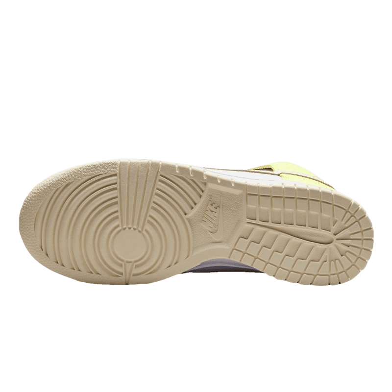 Tênis Dunk High "Lemon Twist" Feminino Branco