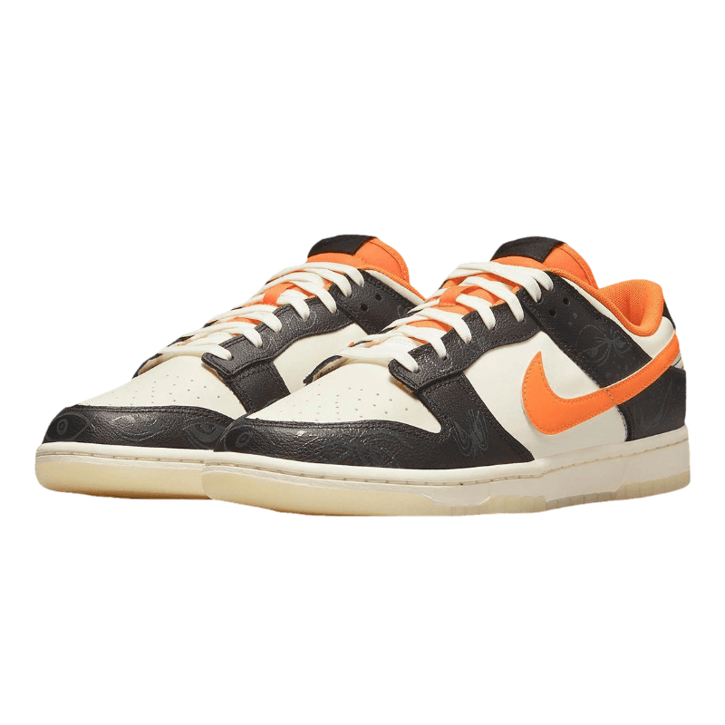 Tênis Dunk Low "Halloween" Preto / Laranja