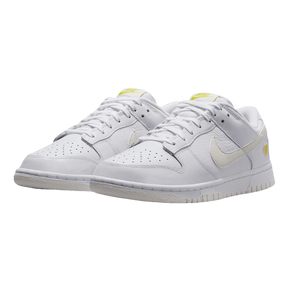 Tênis Dunk Low Valentine's Day "Yellow Heart" Masculino Branco