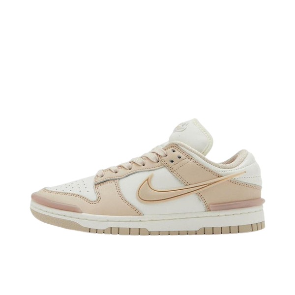 Tênis Dunk Low "Twist Sand Drift" Feminino Bege