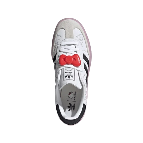 Tênis Hello Kitty x adidas Sambae Cloud White Clear Pink