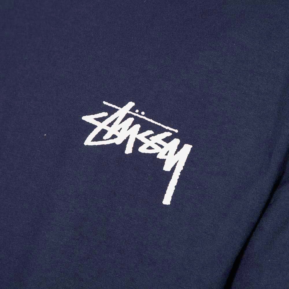 Stussy Fuzzy Dice Tee Navy