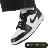 Tênis Air Jordan 1 Low "Panda" Preto / Branco
