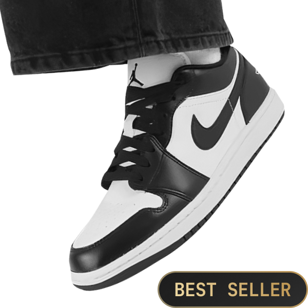Tênis Air Jordan 1 Low "Panda" Preto / Branco