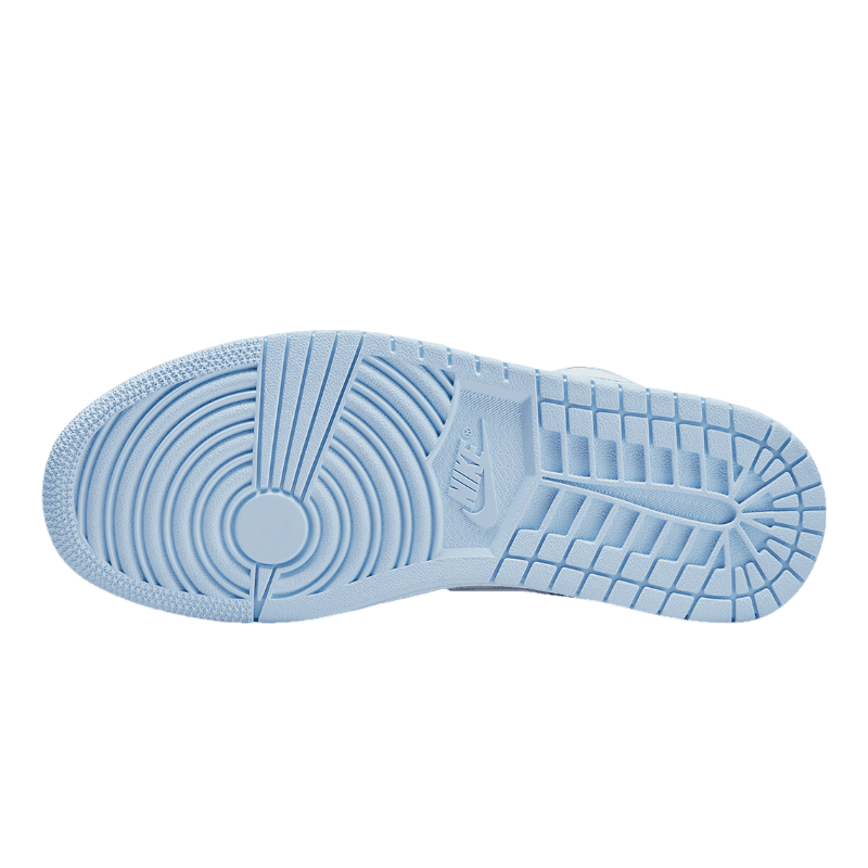 Tênis Air Jordan 1 Low "Aluminium" Branco / Azul